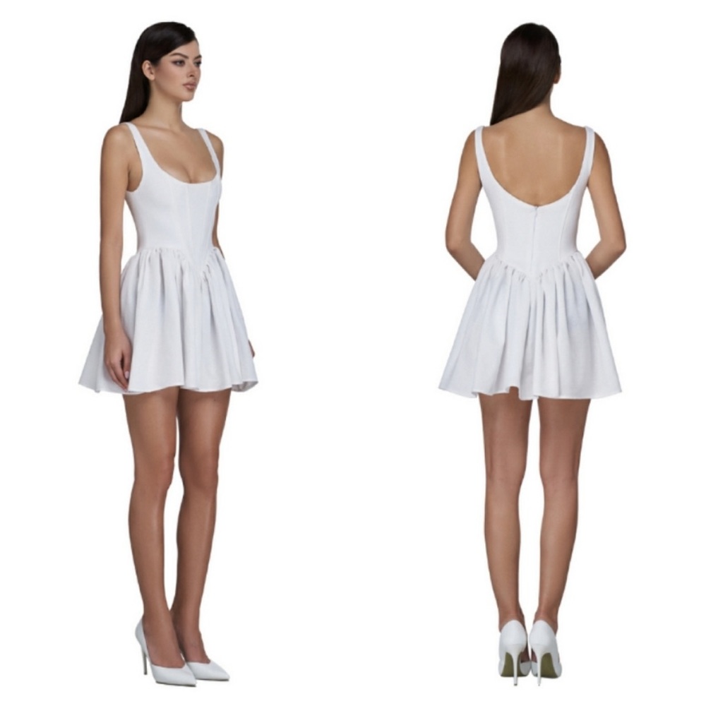Adeirlina | Dahlia Mini Dress in White